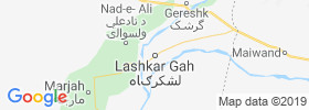 Lashkar Gah map